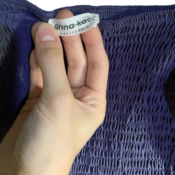 Blue Anna-Kaci Long Sleeve Square Neck Dress Size Small - Picture 8 of 11